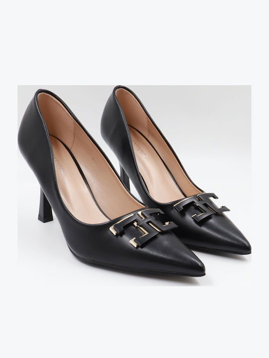 Diamantique Pantofi Cu Toc Negri