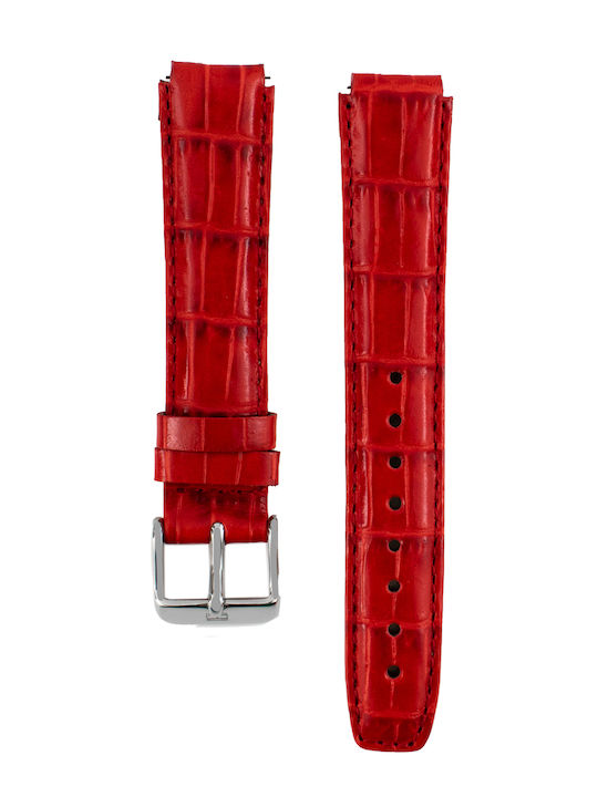 Tommy Hilfiger 6793006762 Lederriemen Rot 14mm