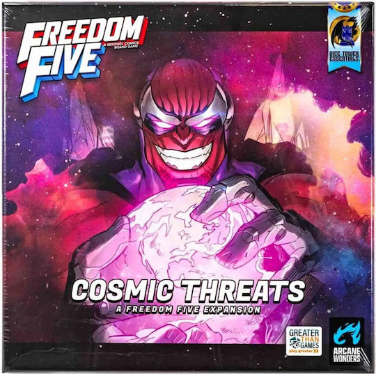 Επέκταση Παιχνιδιού Freedom Five Cosmic Threats για 1-5 Παίκτες 14+ Ετών AWGDTE15FFCT Arcane Wonders