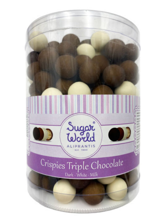 Sugarworld Crispy Jordan Almonds In Round Shape With Brown Chocolate Flavour