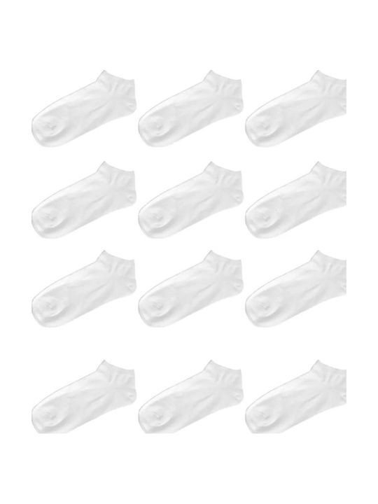 Primo Wear Ανδρικές Κάλτσες Λευκό 12Pack