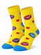 Hoho Socks Κάλτσες Κίτρινο
