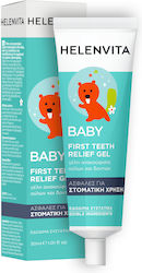 Helenvita Baby First Teeth Relief Gel Προϊόν για Ανακούφιση Ούλων Εκχύλισμα Χαμομηλιού, Γλυκόριζας και Ξυλιτόλης 30ml