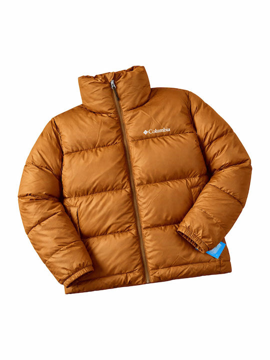 Puffect Χειμωνιάτικο Μπουφάν Gold Brown