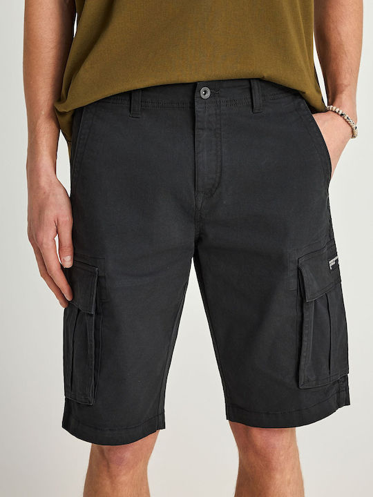Funky Buddha Men's Cargo Bermuda Black