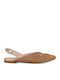 Γυναικείες Μπαλαρίνες Slingback με Λουράκι σε Καφέ Χρώμα