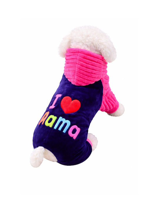 Fleece I Love Mama Pfoten 40cm
