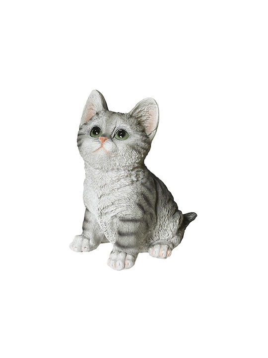 Kaemingk Decorative Cat Polyresin in Gray 10.5x...