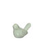 Kaemingk Decorative Bird Made of Porcelain in Blue-Serene 4.7x8x4.7cm