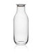Rona Glas Wasserflasche mit Schraubdeckel Transparent 1200ml