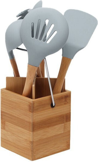 Kochgeschirr-Set Aus Silikon 5 Stück Grau