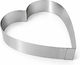 Cake Ring Heart Inox N1 19x5cm