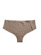 Damen-Slip Nahtlos Braun