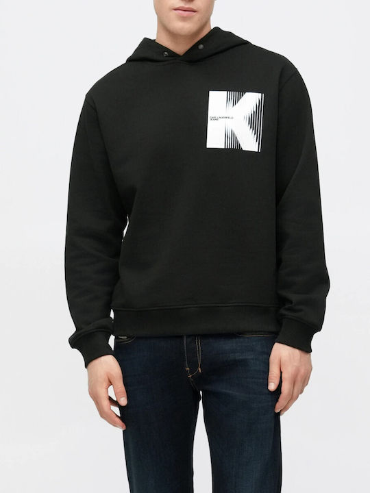 Sweatshirt with Hood Black