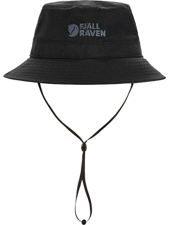 Fjallraven Vardag Υφασμάτινo Ανδρικό Καπέλο Στυλ Bucket Μαύρο