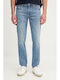 Finnley Ανδρικό Παντελόνι Τζιν Ελαστικό με Slim Tapered Εφαρμογή Μπλε