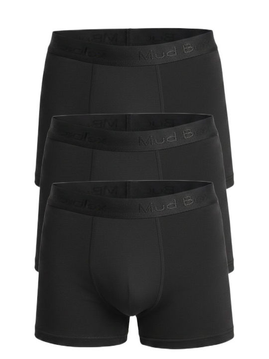 Mad Box Boxeri Pentru Bărbați Negru 3Pack