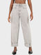 Women's Jean Pants In Loose Fit Gray