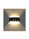 Alista Home Iluminat Exterior Montat Pe Perete Led Ip65 1w Cu Lumină Alb Cald