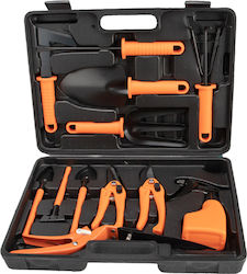 Set 12 Gartenaccessoires Alista Home Aufbewahrungstasche Inklusive Edelstahl 37 X 27 Cm Orange