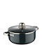 Pyrex Ρηχή Κατσαρόλα από Αλουμίνιο 4lt / 24cm