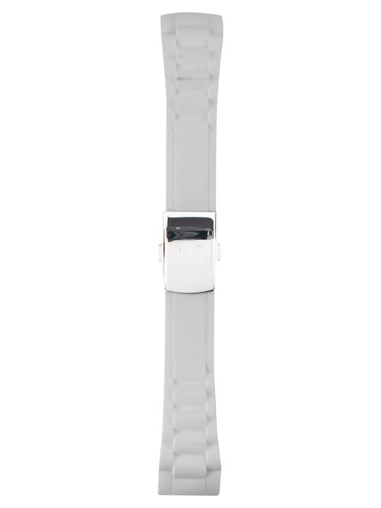 Tommy Hilfiger Curea de Cauciuc Gri 20mm
