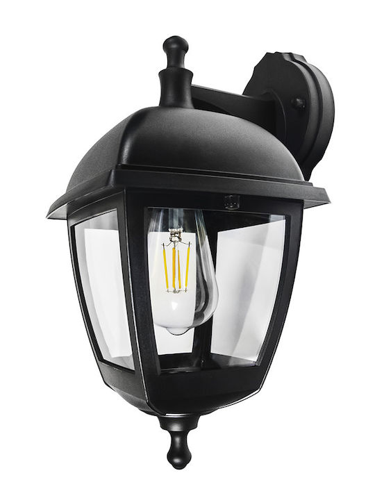 Heronia LP-240 Επιτοίχιο Εξωτερικό Φαναράκι E27 Διπλής Δέσμης 7x22.1x18.5εκ.