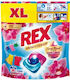 REX Laundry Detergent with Orchid Scent for Colored Clothes 36 Capsules