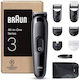 Braun All-in-one Trimmer Style Комплект Презареждаща се Машинка за Подстригване Черен AIO3545