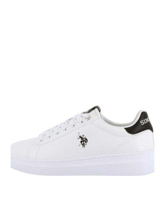 U.S. Polo Assn. Ανδρικά Sneakers Λευκά