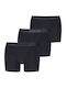 Herren Boxershorts Schwarz 3er Pack