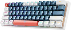 Machenike K500-B61 Gaming Mechanical Keyboard 60% with Custom Blue Switches and RGB Lighting English US Blue/White Machenike K500-B61 Gaming Mechanical Keyboard 60% with Custom Blue Switches and RGB Lighting English US Blue/White