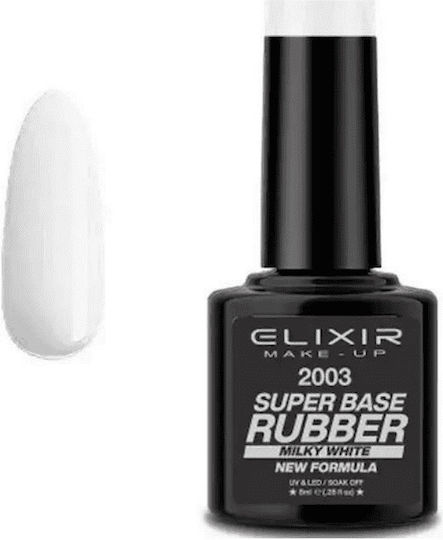 Elixir Base Coat Primer Top Coat pentru Gel Uscare Rapidă Cauciuc 8ml