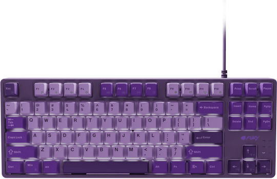 Fury Kanabo K2 Gaming Μηχανικό Πληκτρολόγιο με Φωτιζόμενα πλήκτρα (Αγγλικό US) Violet