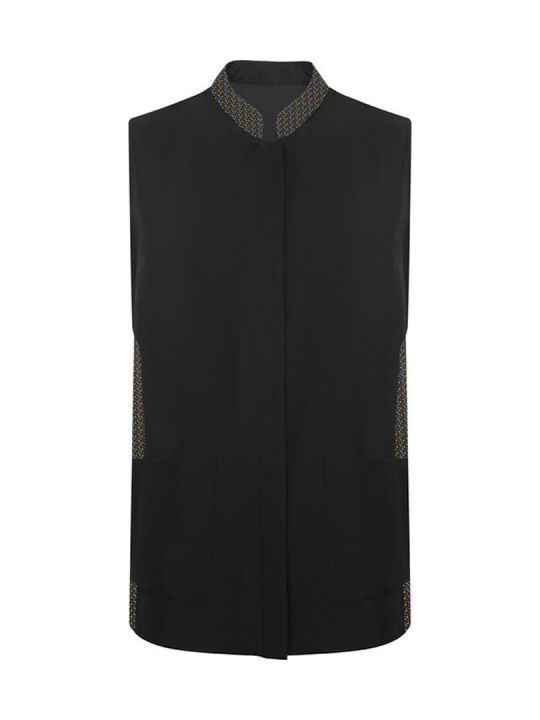 Roly Men's Work Vest Black Roly Men's Work Vest Black