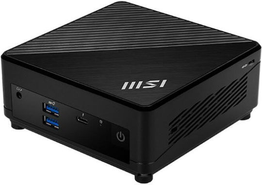 Мини Компютър Barebone Msi Cubi 5 12m-405beu 936-b0a811-405 Десетядрен Intel Core I7-1255u 1.7/4.7ghz 2x So-dimm Ddr4 1x M.2 Nvme Ssd Слот 1x 2.5" Sata Lan Wi-fi Bluetooth 1x Thunderbolt 4 3x Usb 3.2 Gen 2