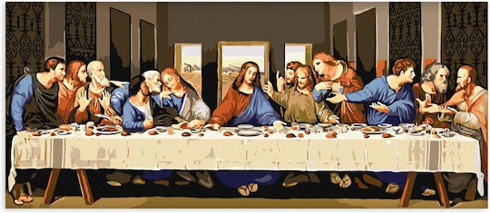 Ideyka Painting By No Μυστικος Δειπνος Leonardo Da Vinci Kho8423 30χ70