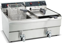 Costos Ηλεκτρική Φριτέζα Διπλή Χωρητικότητας 2x13lt 63x51x37cm