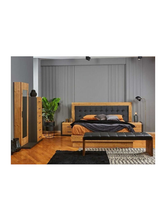 Set De Mobilier Pentru Dormitor Es628 Jolly 170x200cm 3 Bucăți