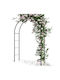 Metal Garden Arch in Bronze Colour 145x38x235cm