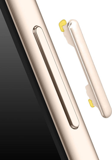 Clappio Replacement Side Volume Button Compatible Galaxy A53 Orange