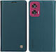 Yikatu Book Synthetic Leather Silicone Green (Motorola Edge 50 Fusion)