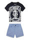 Kids Set with Shorts Summer 2pcs Dark Blue