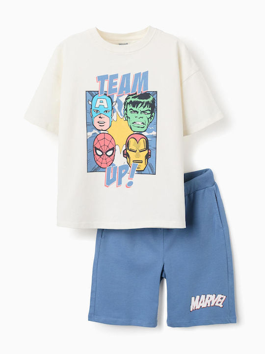 Kids Set with Shorts Summer 2 Pieces Blue