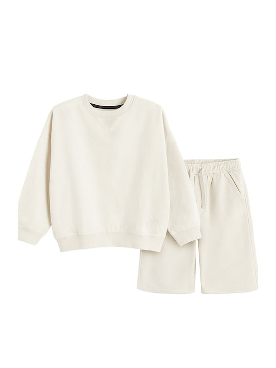Kids Clothing Set with Shorts Winter 2 Pieces Beige