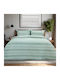 Lino Home Подредба Пликове За Завивки 100% Памук 225x245см Двойна С 2 Калъфки За Възглавници Carril Ладис