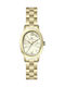 Ferro Men's Battery Watch With Gold Metal Bracelet