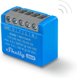 Shelly 1 Mini Gen4 Интелигентен Превключвател Wi-Fi Bluetooth И ZigBee 8A С Неутрален Shelly 1 Mini Gen4 Интелигентен Превключвател Wi-Fi Bluetooth И ZigBee 8A С Неутрален