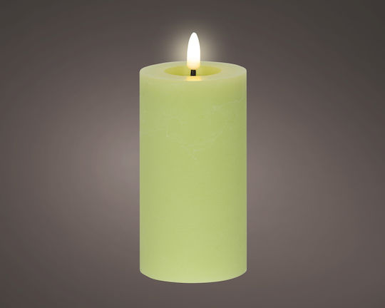 Kaemingk Decorative Table Lamp LED Warm White Wax Polish 7x15cm