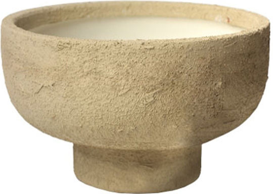 Marhome Keramischer Beiger Pflanzentopf mit Gestell 21x21x12cm